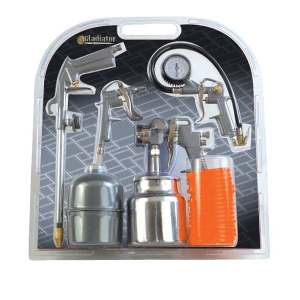 Kit De Accesorios 5 Piezas Para Compresor Gladiator Ck330