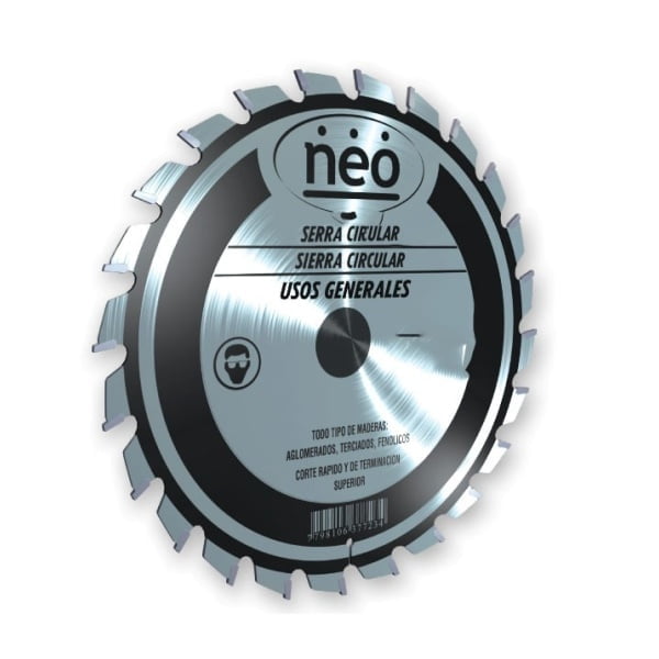 Hoja De Sierra Circular 71/4puLG Neo As7724aw Madera 24t