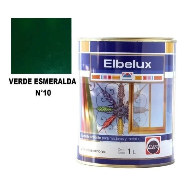 4lt Esmalte Sintetico Brillante Elbelux Elbex 32 Colores - Imagen 10