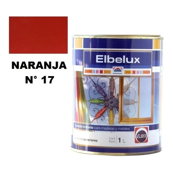 1lt Esmalte Sintetico Brillante Elbelux Elbex 32 Colores - Imagen 30