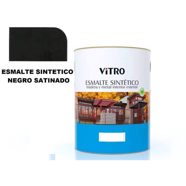 1/4lt Pintura Esmalte Sintético Satinado Semimate Vitro - Imagen 2