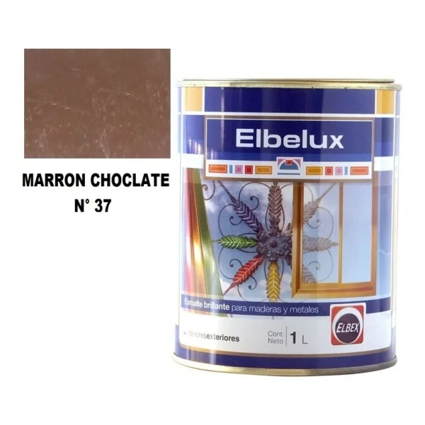 1lt Esmalte Sintetico Brillante Elbelux Elbex 32 Colores - Imagen 34
