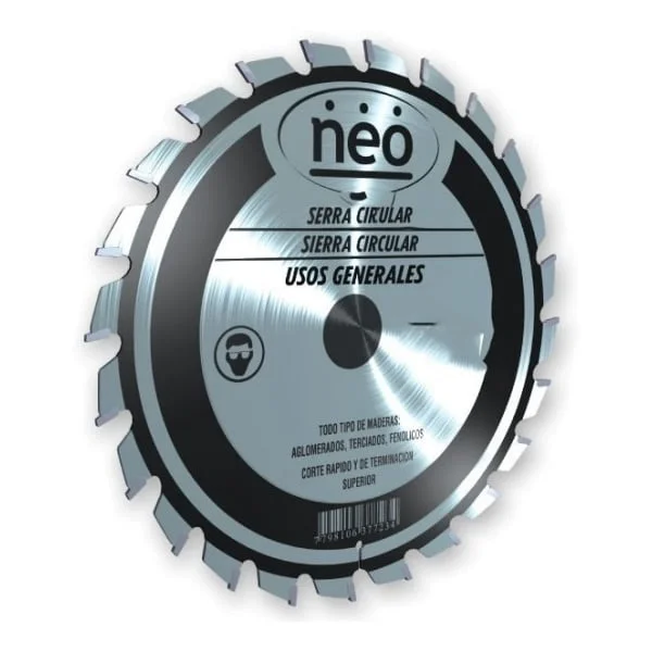 Hoja De Sierra Circular 235mm Neo As7924aw Madera 24t