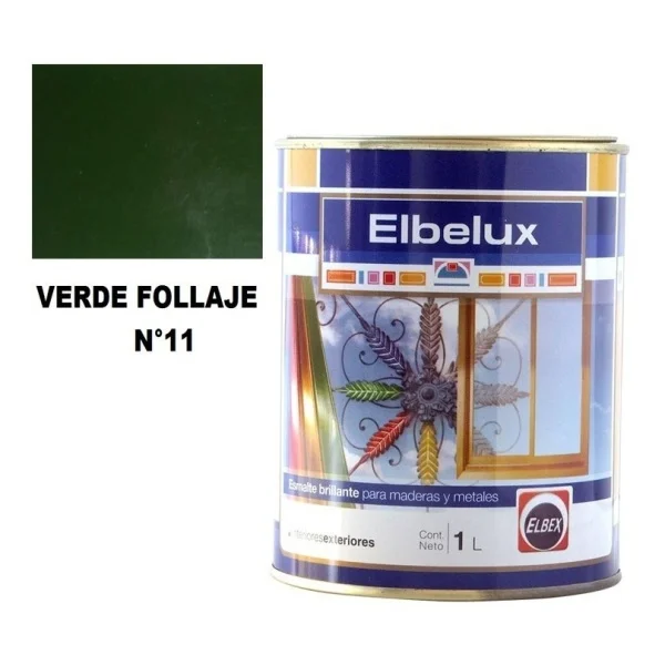 1lt Esmalte Sintetico Brillante Elbelux Elbex 32 Colores - Imagen 9