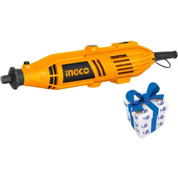 Mini Torno Rectificadora Ingco 130w Mg1308 Kit 49pzc +regalo