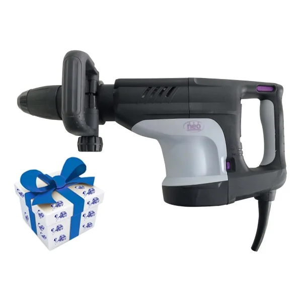Martillo Demoledor Sds Max 22j 1500w Neo Md1022k + Regalo