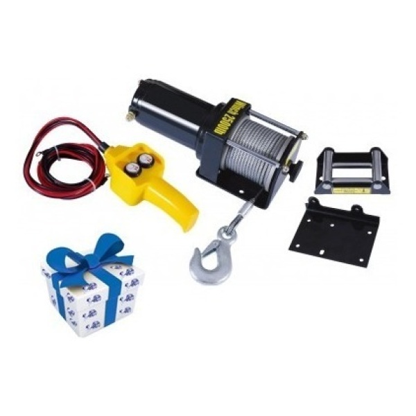 Aparejo Malacate Equus 1125kg Linga 13,5mt 12v + Regalo!