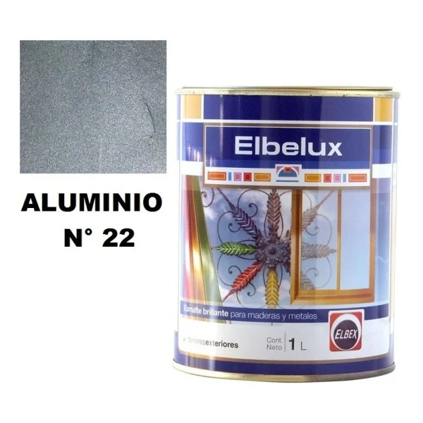 1lt Esmalte Sintetico Brillante Elbelux Elbex 32 Colores - Imagen 21