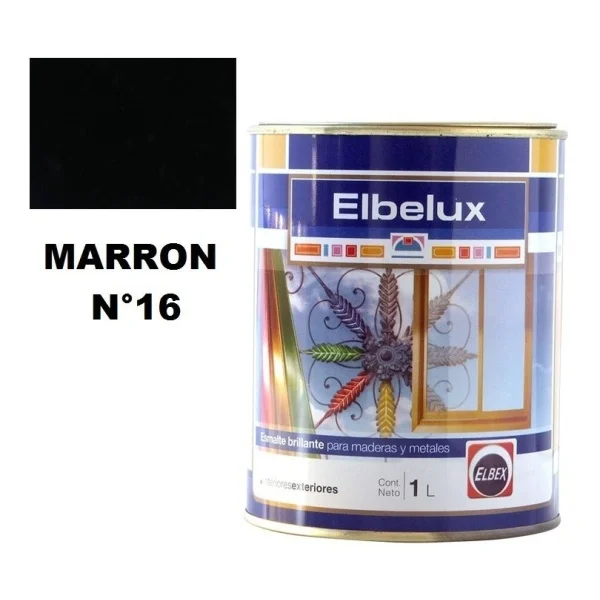 1lt Esmalte Sintetico Brillante Elbelux Elbex 32 Colores - Imagen 35