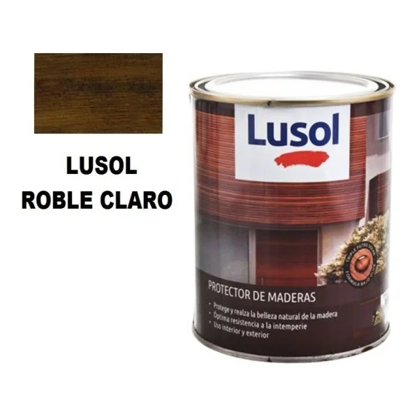 4l Protector Para Madera Interior Exterior Lusol En Colores! - Imagen 3