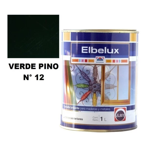 1lt Esmalte Sintetico Brillante Elbelux Elbex 32 Colores - Imagen 14