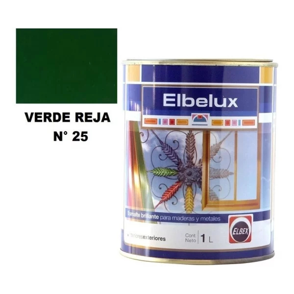 1lt Esmalte Sintetico Brillante Elbelux Elbex 32 Colores - Imagen 12