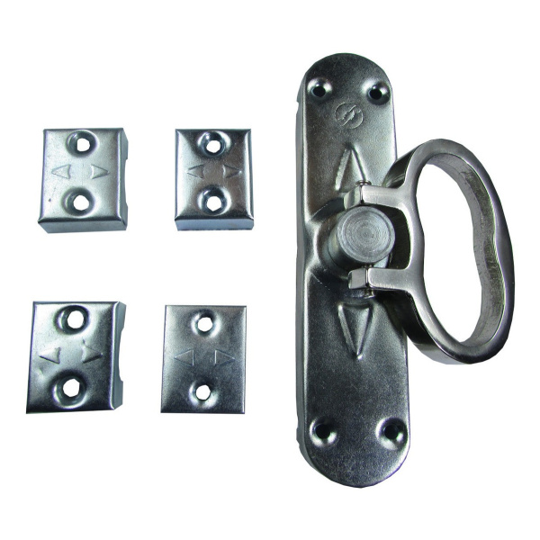 Falleba Caja Zinc Con Argolla Bronce Cromado Fabherr