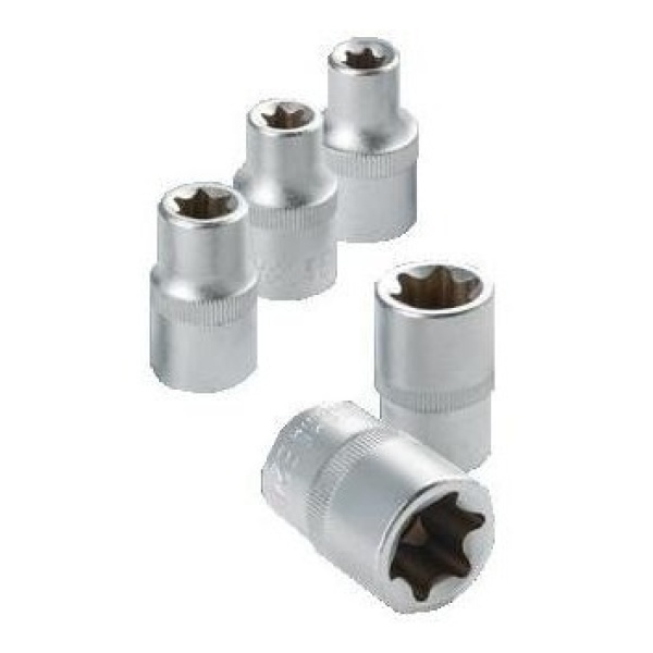 Pack 6 Dados Hembra Torx O Tork E9 Encastre 3/8 Cod St101706