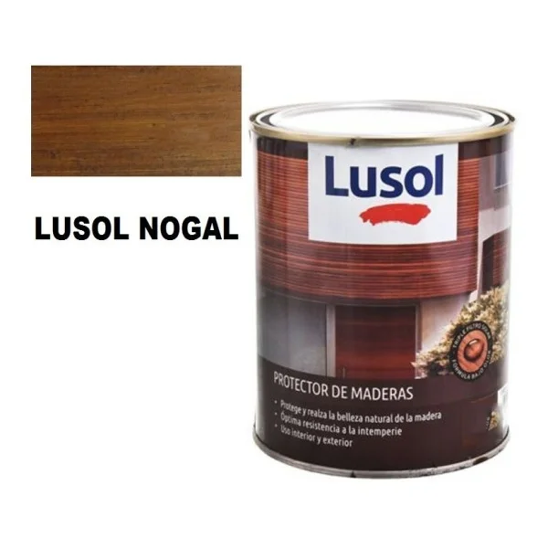 4l Protector Para Madera Interior Exterior Lusol En Colores! - Imagen 7