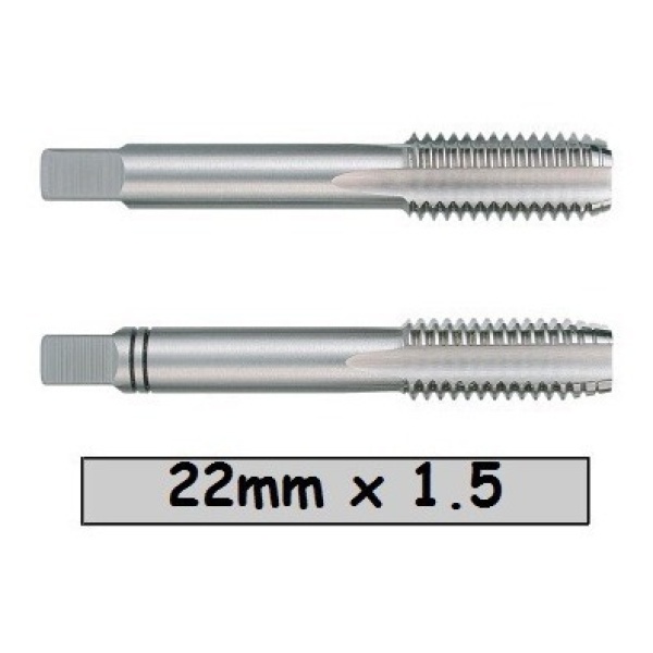 Juego De 2 Piezas De Macho 22mm X 1.5 Codigo M22m15