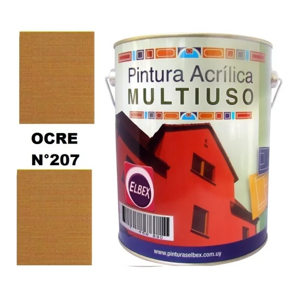 1/4lt Pintura Color Multiuso Elbex Pam 33 Colores A Eleccion - Imagen 28