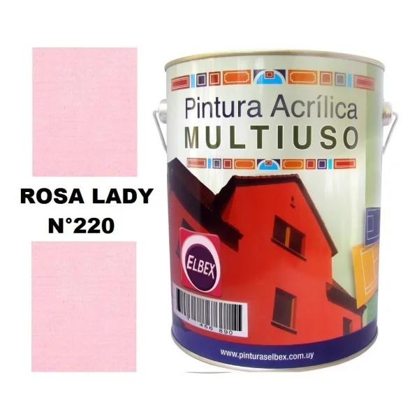 1/4lt Pintura Color Multiuso Elbex Pam 33 Colores A Eleccion - Imagen 26