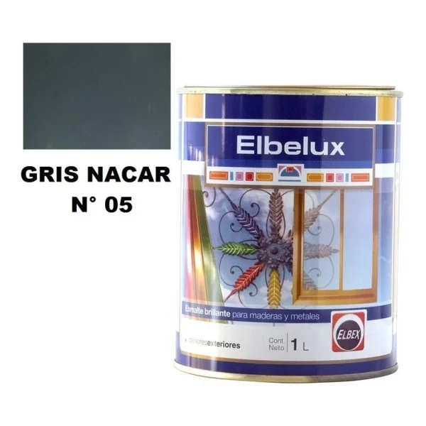1lt Esmalte Sintetico Brillante Elbelux Elbex 32 Colores - Imagen 23