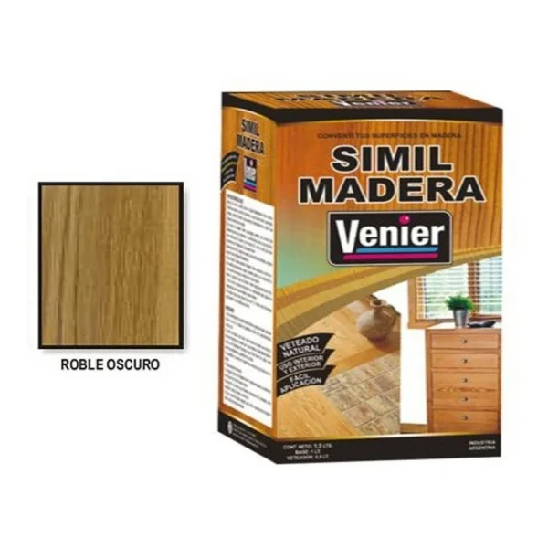 1,5lts Pintura Simil Madera Venier Converti Todo En Madera! - Imagen 2