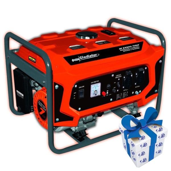 Generador A Nafta 220cc 3.1kw Gladiator Ge63300/50hz