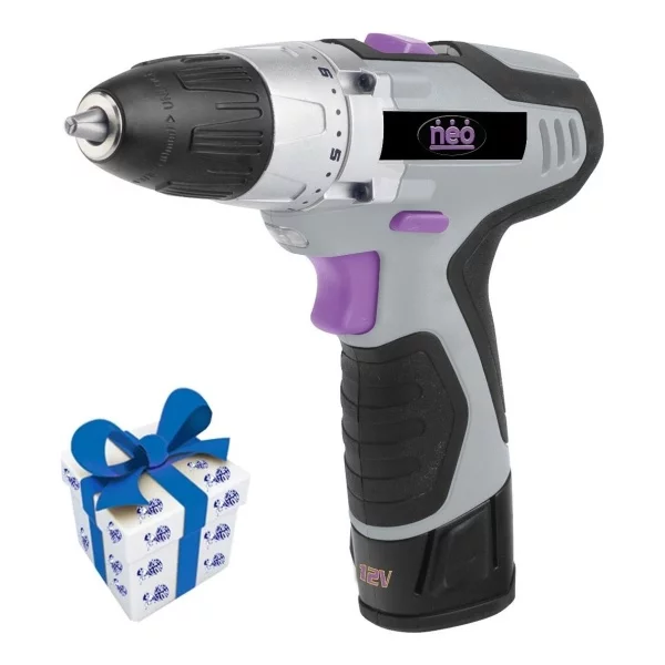 Taladro Atornillador Neo Ta1010 Bateria Litio 12v