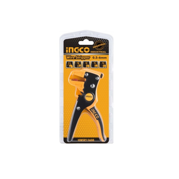 Pinza Pela Cable 0.5mm - 6mm Funcion D Corte Ingco Hwsp15608
