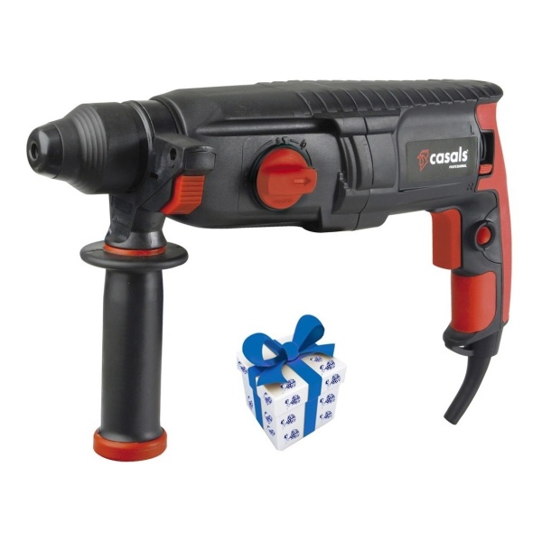 Rotomartillo 800w Sds Plus 2.8j 26mm Casals + Regalo !
