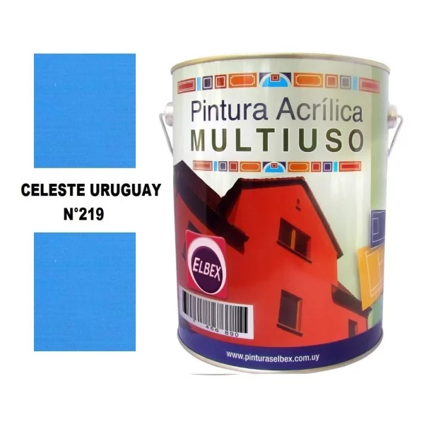 1/4lt Pintura Color Multiuso Elbex Pam 33 Colores A Eleccion - Imagen 15