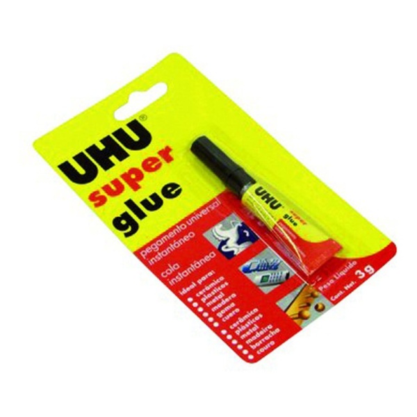 Pegamento Cemento Instantaneo Uhu Super Glue Pomo 3gr
