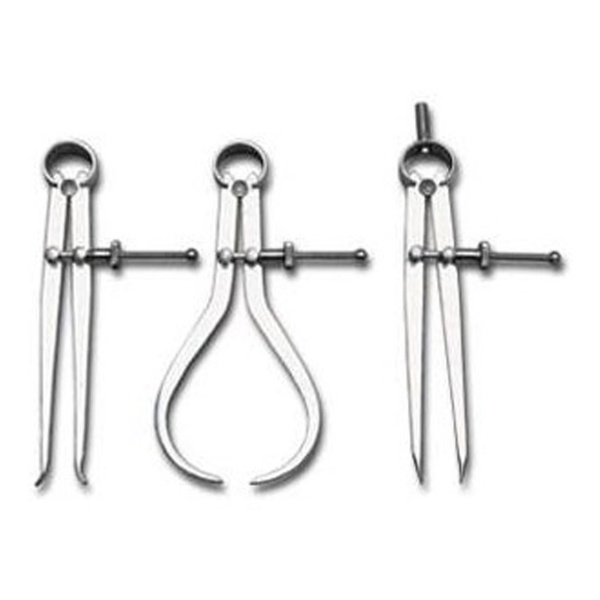 Compas Calibre 125mm 3 Piezas Codigo C125