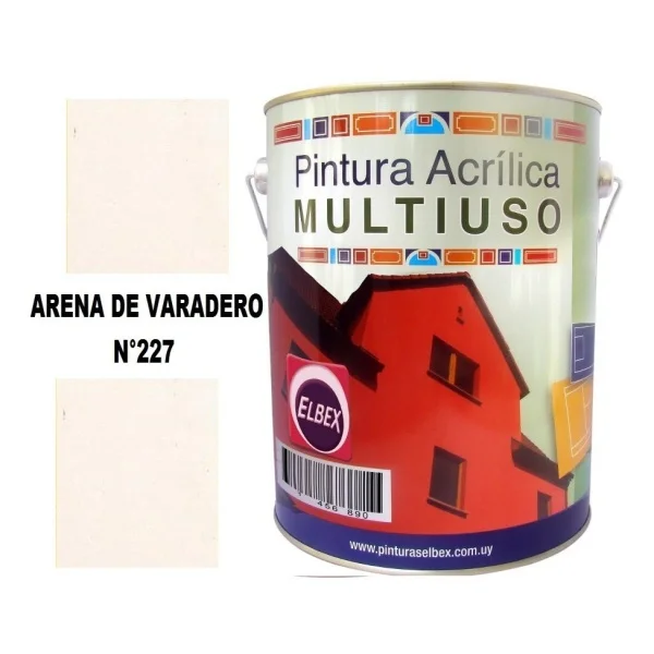 1/4lt Pintura Color Multiuso Elbex Pam 33 Colores A Eleccion - Imagen 31