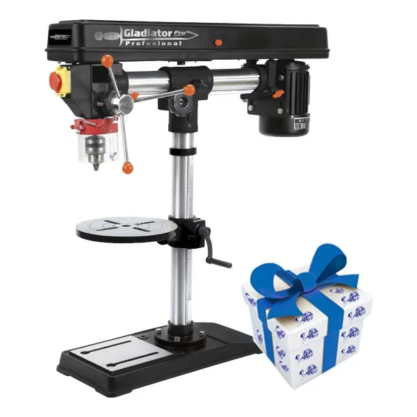 Taladro De Banco Gladiator Pro Tb816cm/220/50 Cabezal Movil