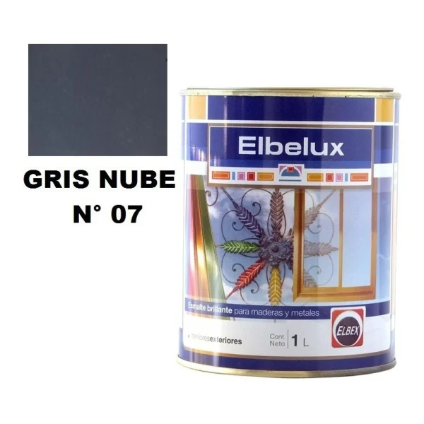 1lt Esmalte Sintetico Brillante Elbelux Elbex 32 Colores - Imagen 24