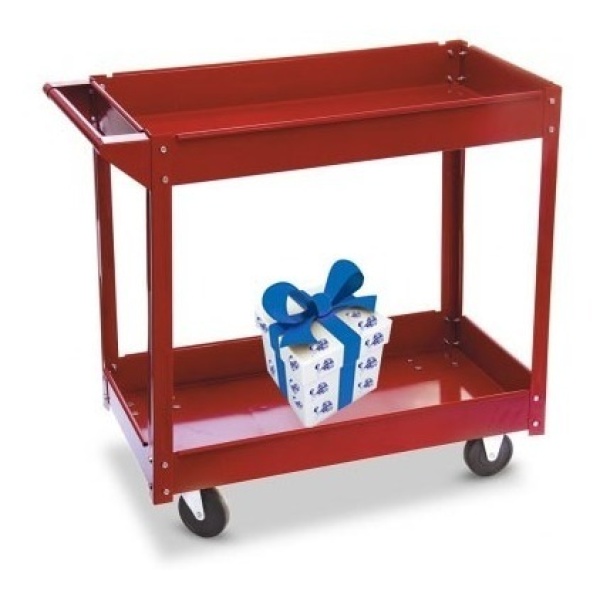 Carro 2 Bandejas Liviano Para Taller Mecanico Equus + Regalo