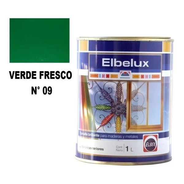 1lt Esmalte Sintetico Brillante Elbelux Elbex 32 Colores - Imagen 8