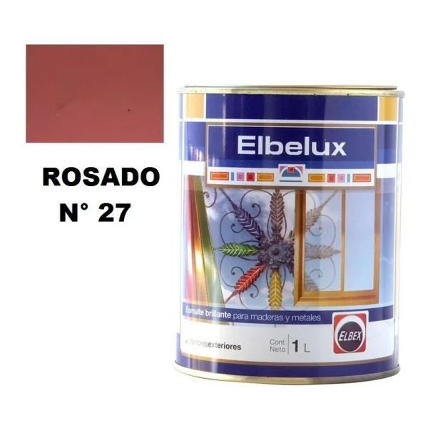 1lt Esmalte Sintetico Brillante Elbelux Elbex 32 Colores - Imagen 32