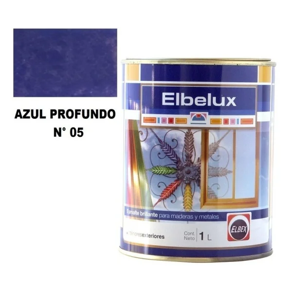 1lt Esmalte Sintetico Brillante Elbelux Elbex 32 Colores - Imagen 20