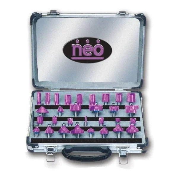 Kit De Fresas Neo 30pz Af730k1/4 P/ Router Trompo 1/4puLG