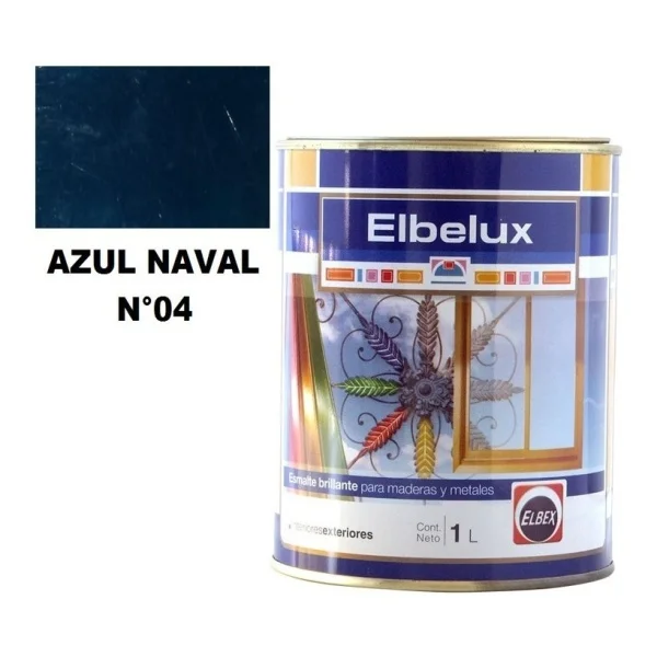 1lt Esmalte Sintetico Brillante Elbelux Elbex 32 Colores - Imagen 19
