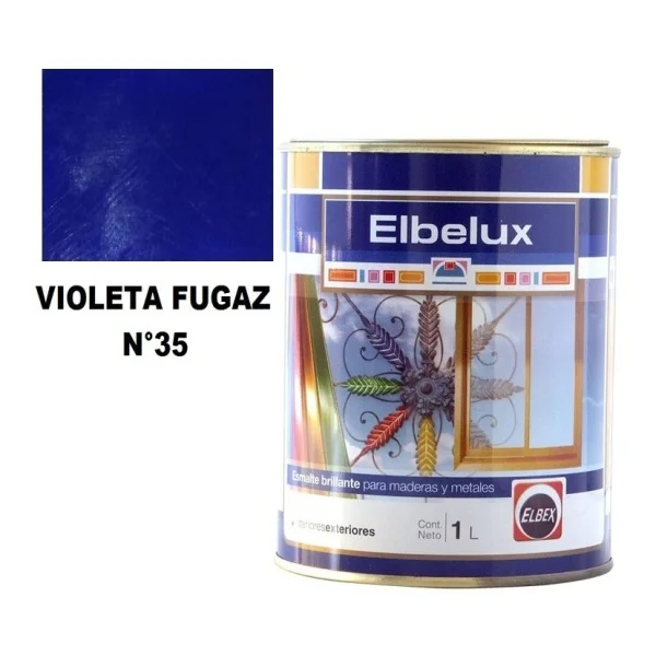 1lt Esmalte Sintetico Brillante Elbelux Elbex 32 Colores - Imagen 26