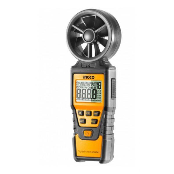 Anemometro Digital Medidor De Velocidad De Aire Viento Ingco