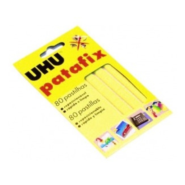 Masilla Adhesiva Uhu Tac-patafix Blanco Blister 80 Un