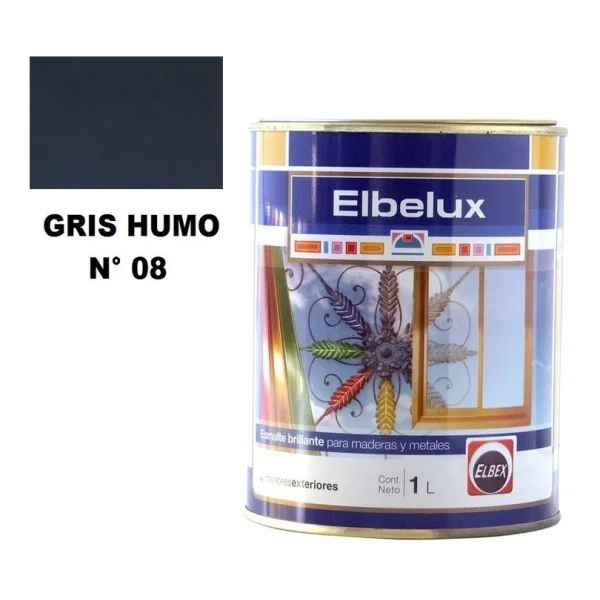 1lt Esmalte Sintetico Brillante Elbelux Elbex 32 Colores - Imagen 25