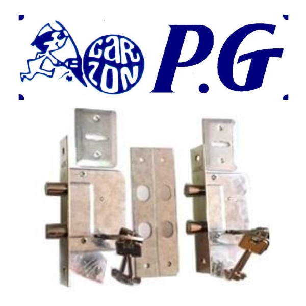 Cerrojo Doble Gemelo Para Porton 501x2 4k Al520-2 P G