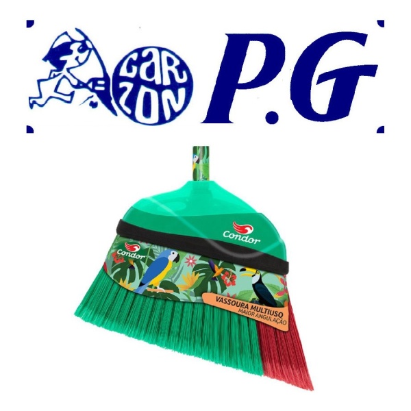 Escoba V-3 Barre Canto Con Palo 98766 Condor P G
