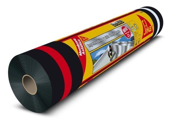10mts2 Membrana Asfaltica Sika Apnc 40kg 4mm No Crack!