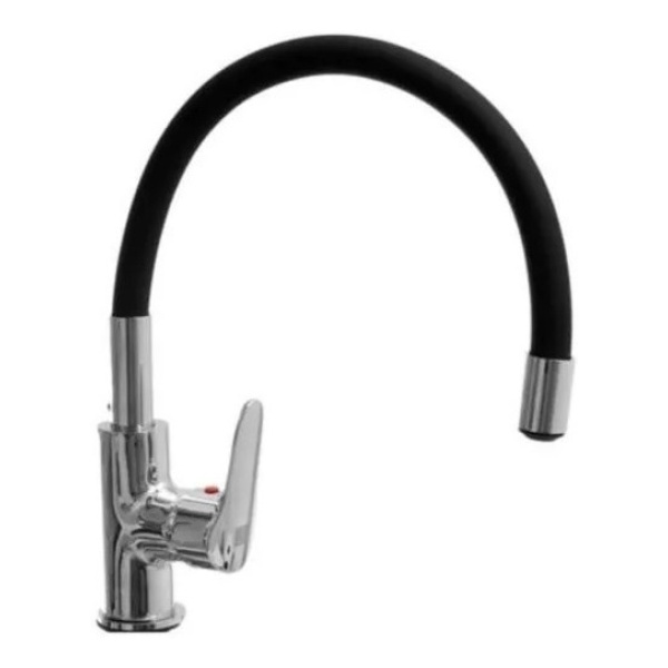 Monocomando Mesada Cocina Pico Flexible En Colores Rimontti
