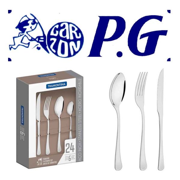 Cubiertos Pack X 24 Piezas Havana Tramontina 66945/003