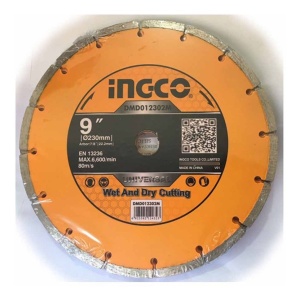 Set Lata Con 5 Discos De Widia Diamantado 230mm 9 Ingco